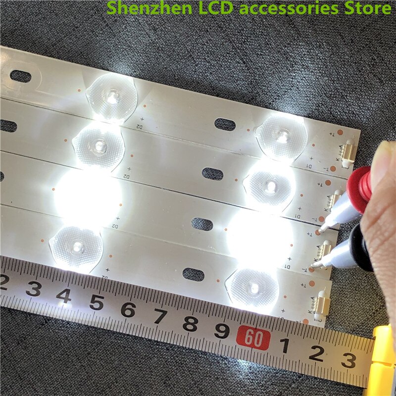 5 stück/lot für 32 -zoll-lcd-tv-hintergrundbeleuchtung (zdjk -315 d 08-zc14f-04 8 led 6v 590mm aluminium).