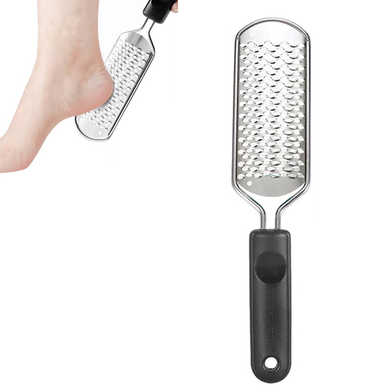 Râpe à pied professionnelle en acier inoxydable, Kit d&#39;outils de pédicure, pour enlever les callosités, Double face, 1/4 pièces: A