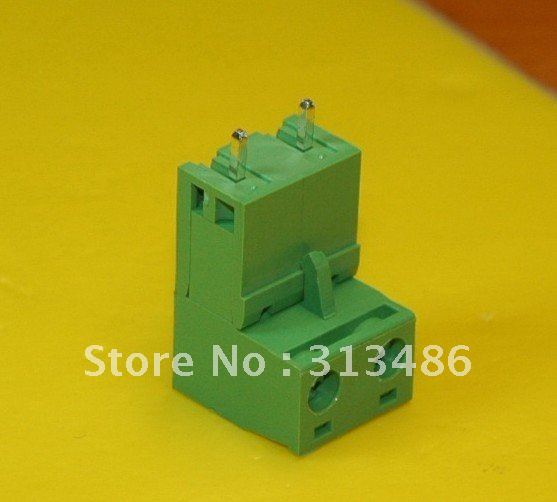 2Pin 7.62mm Blokaansluiting staightneedle