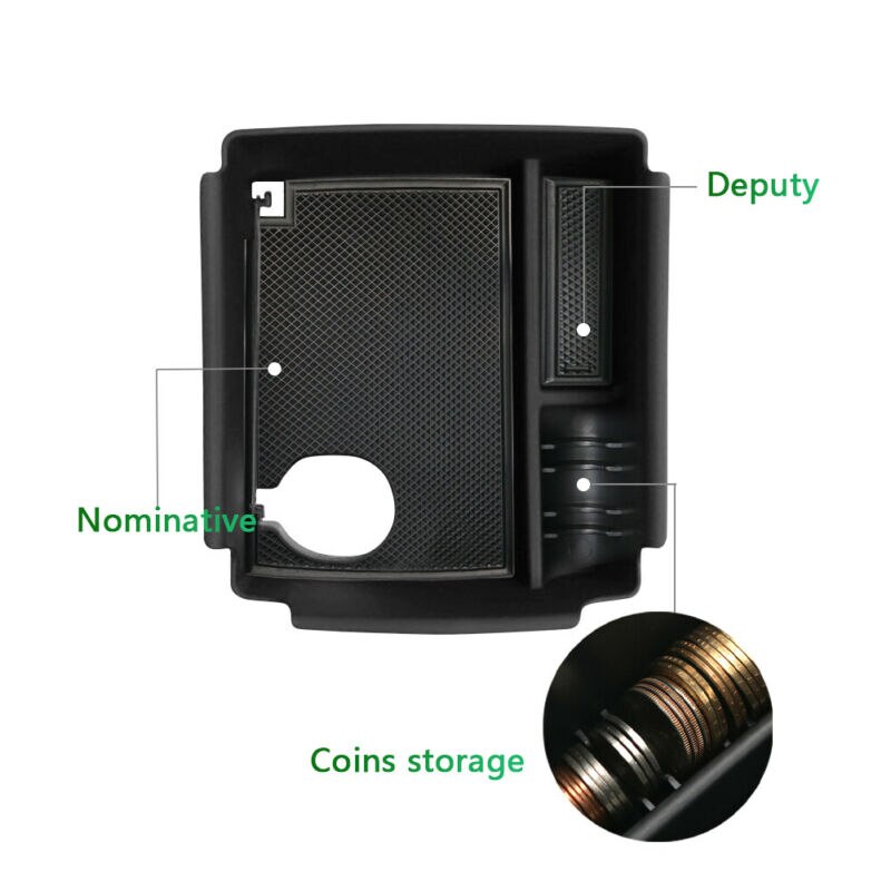 Plastic Storage box 1 pcs For Kia Niro EV Black Parts Accessories Truck