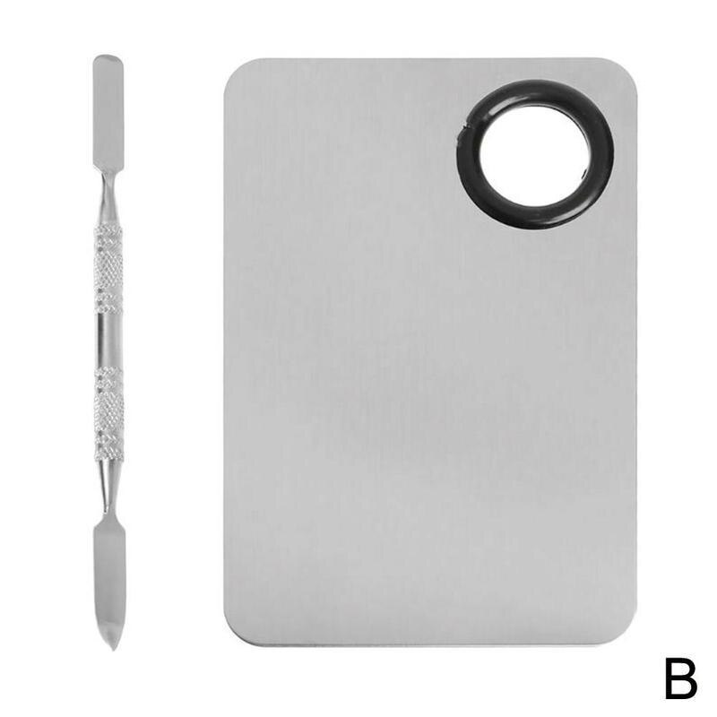 Rustfrit stål maling palette acuarelas profesionales kunst levering rustfri pakke akvarel maleri palette inkluderer stee  p6 k 2: B