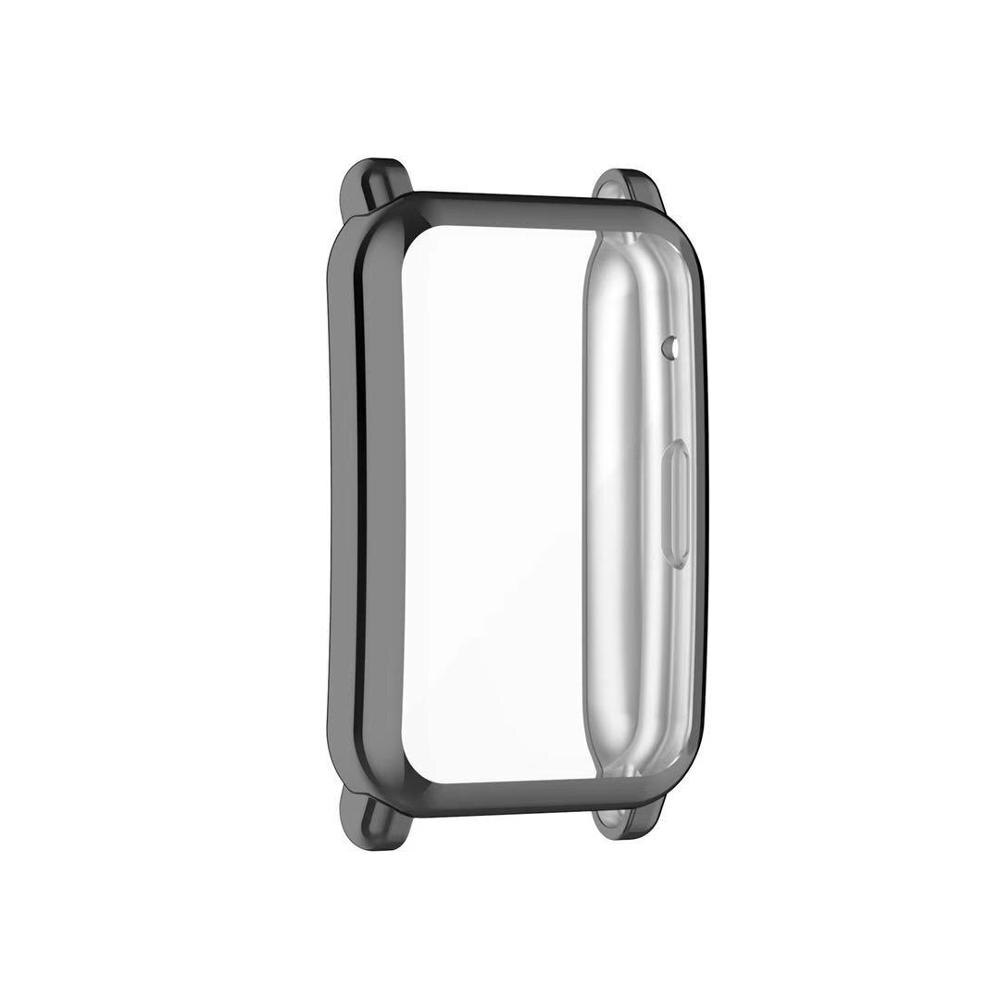 Soft Case Voor Huawei Honor Horloge Es Tpu Plated Rondom Screen Protector Cover Bumper Protector Volledige Cover Screen bescherming: Gray