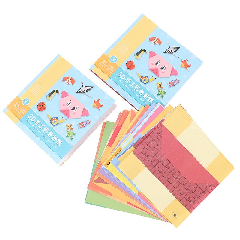 Livre d&#39;animaux de dessin animé Origami 3D, 54Pages, jouet pour enfants, bricolage, Art, bébé, apprentissage précoce, jouets éducatifs, pour bébés
