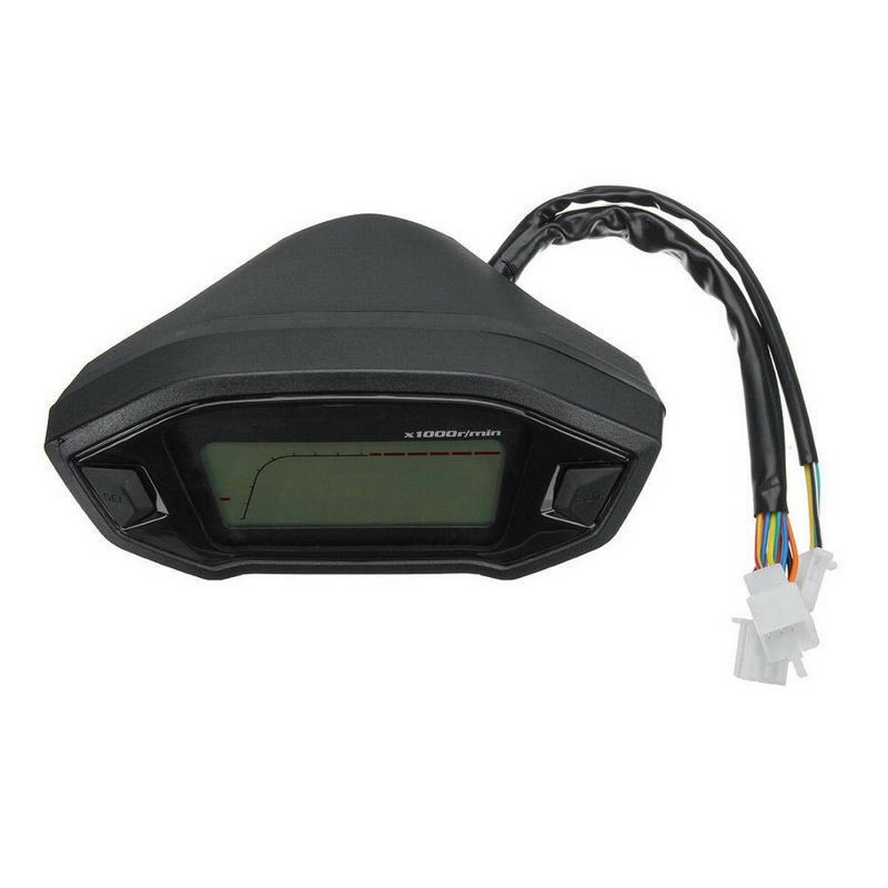 12V M3 Motorcycle Speedometer LCD Digital Backlight Odometer Stopwatch Temperature Oil Gauge Motorcycle Instrument Panel