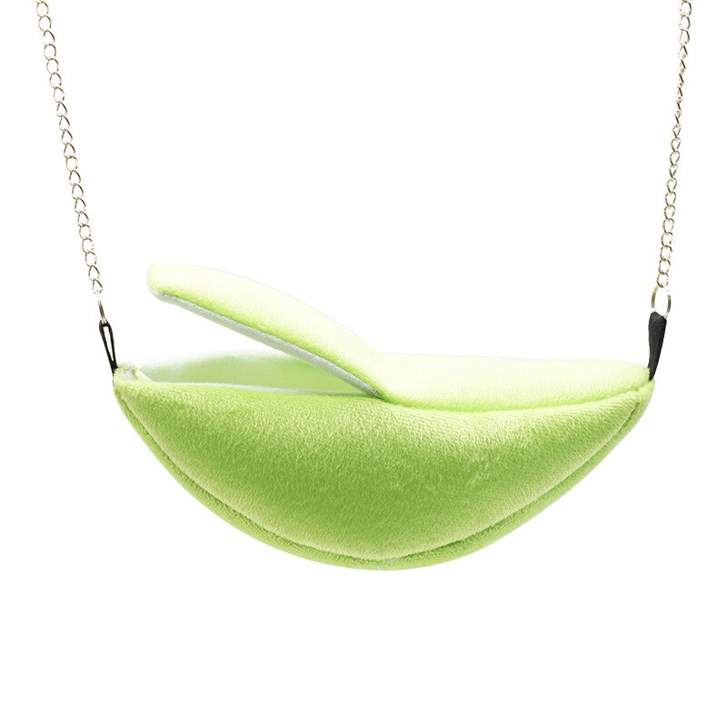 Hamster Rat Hangmat Banaan Vorm Huis Hangmat Stapelbed Hamster Warm Huis Klein Dier Hangmat Dierbenodigdheden: green