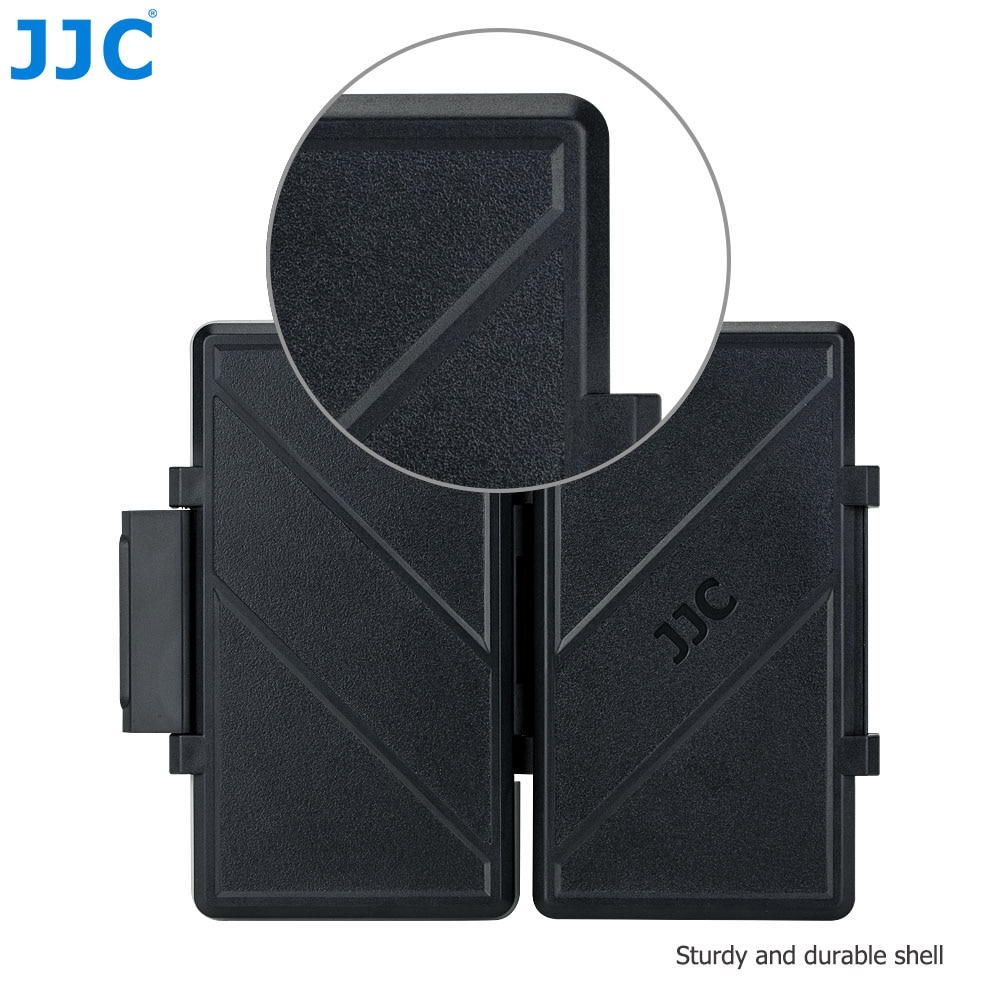 JJC 4 Slots CF Card Holder Case Box Compact Flash Memory Card Storage for Canon 5DM4 5DM3 5DM2 5D 5DS R 7DM2 7D 1DC 1DX 1DS 1D