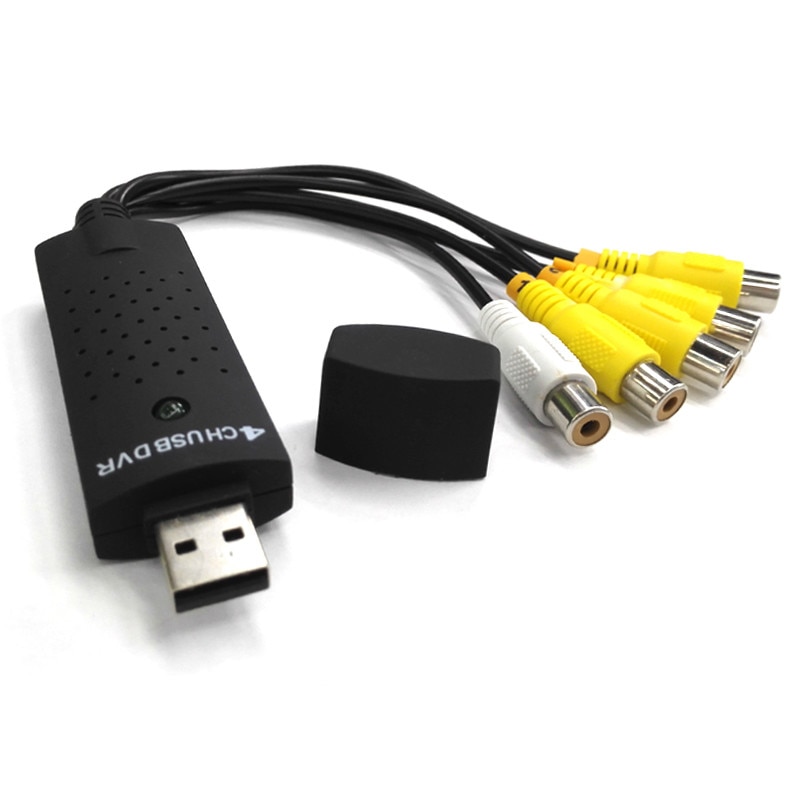 4 Channels USB DVR Video Capture,usb Video Capture Adapter for Changing Video To Display on PC DVR Card