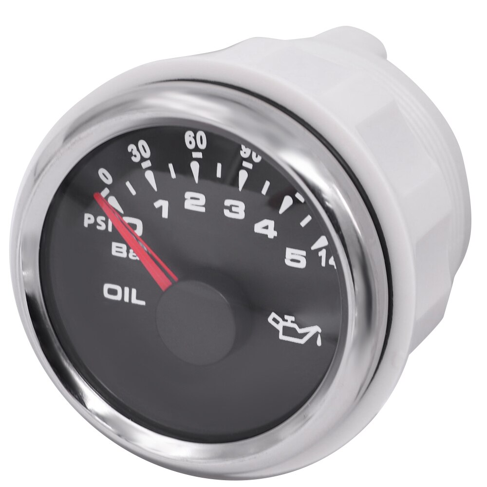 Universal Oil Press Gauge Oil Pressure Meter for Car Auto Boat Truck Pressure indicator