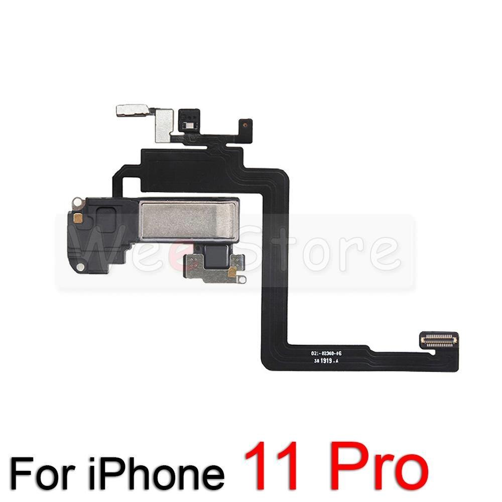 Original Top Earpiece For iPhone 11 12 Pro Max mini X XR Xs Max Proximity Sensor Front Earphone Ear Speaker Flex Cable Parts: For iPhone 11 Pro