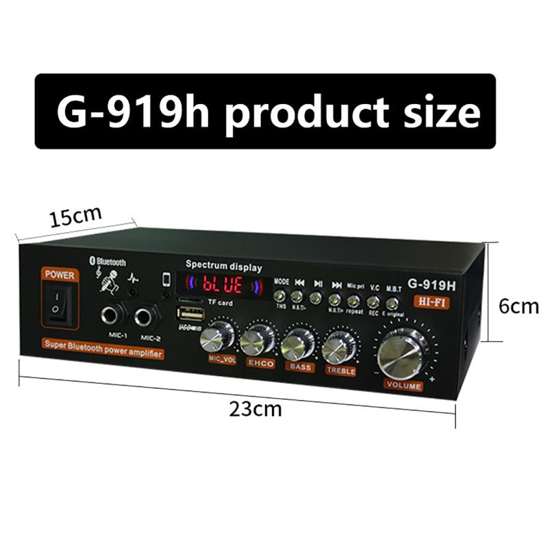 G -919h 1000w hjemme effektforstærkere lyd bluetooth forstærker subwoofer højttalere teater lyd lydsystem 220v/110v fm usb