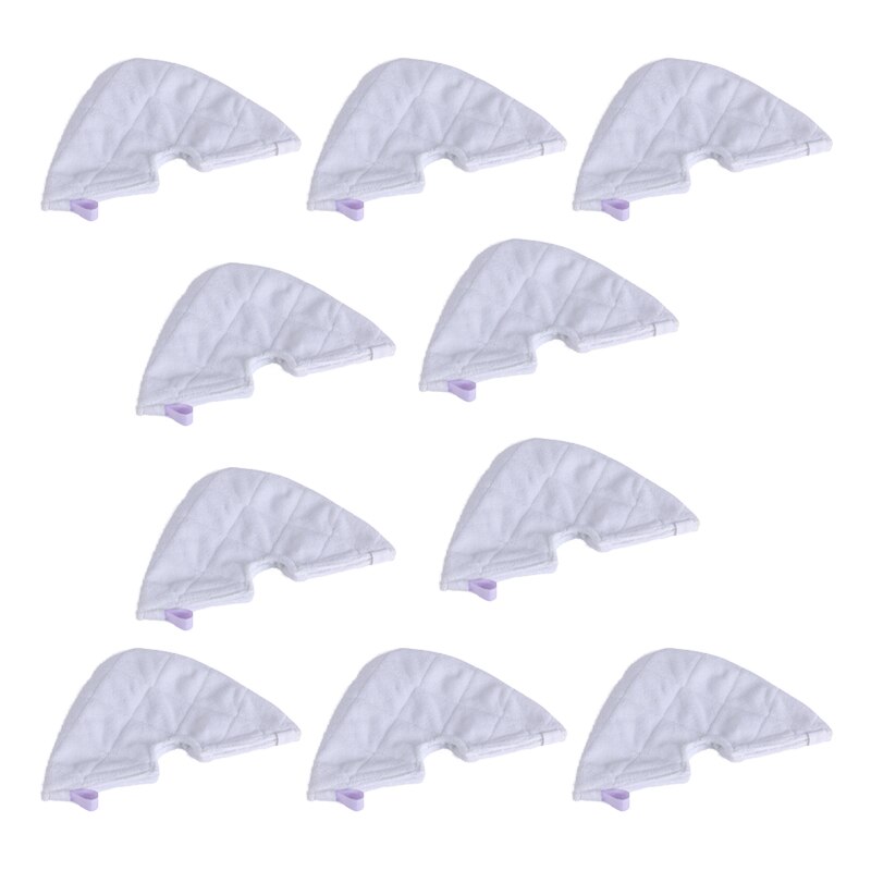 10Pcs Stoomreiniger Onderdelen Mop Pads, voor Shark S3501/V19022/S878/S3550/S3601 Serie Stoom Mop En Stofzuiger