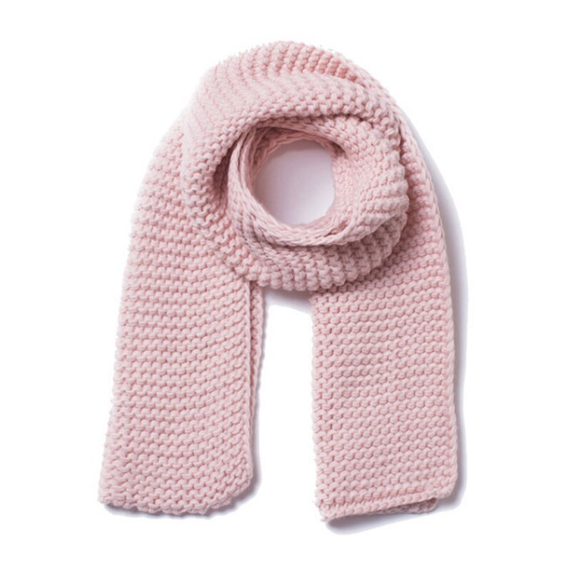 Effen dikke wollen sjaal voor dames, winter dikke warme sjaal, gebreide sjaal voor dames, handgemaakte lange sjaals, halsdoek