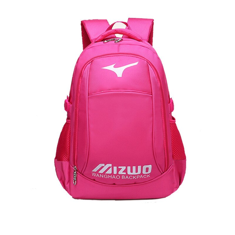 Children School Bag Boys Girls Backpack Waterproof School Bag School Backpack Safety reflective strip 2 size: large rose red