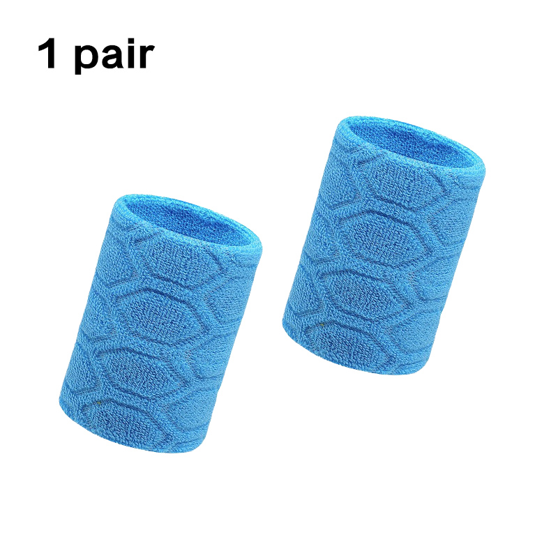 1 paio di braccialetti elastici in cotone supporto per polso da cestino avvolge gli uomini bambini palestra fitness Powerlifting tennis assorbimento del sudore: prugna