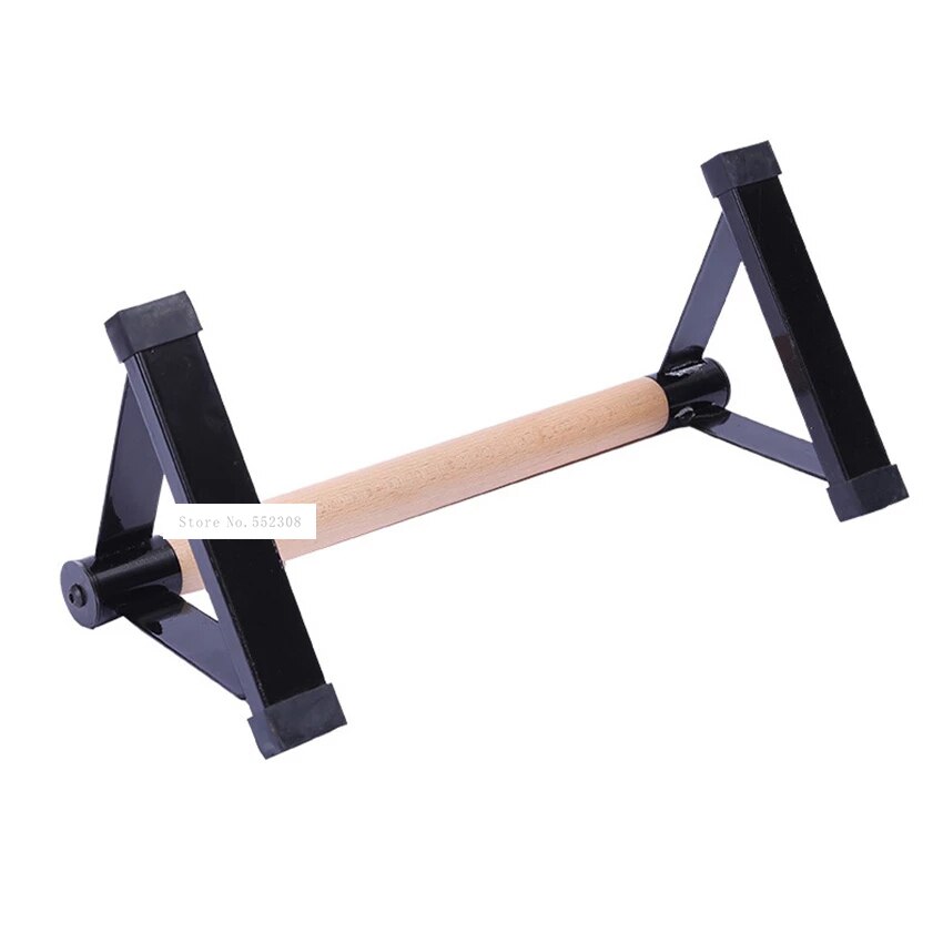 Indoor Fitness lorn Triangle Wood Push-Up Stand Home Push Ups Frame Outdoor Small Handstand Parallel Rod Wooden Handle Support