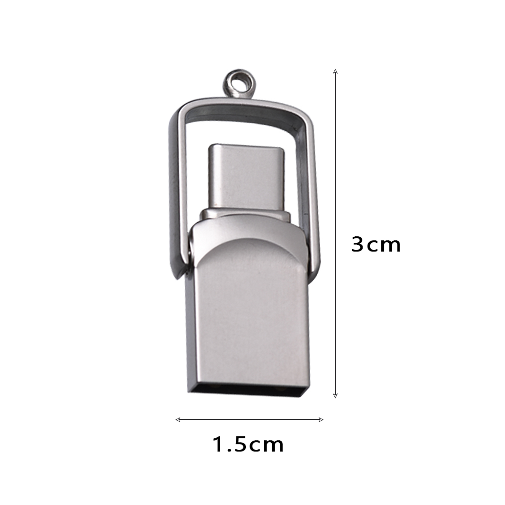 NOWOŚĆ Ultra Mini Pendrive USB 2.0 typu C 64 GB 128 GB Podwójna pamięć USB Pendrive 32 GB Kreatywne prezenty Biznesowy pendrive USB