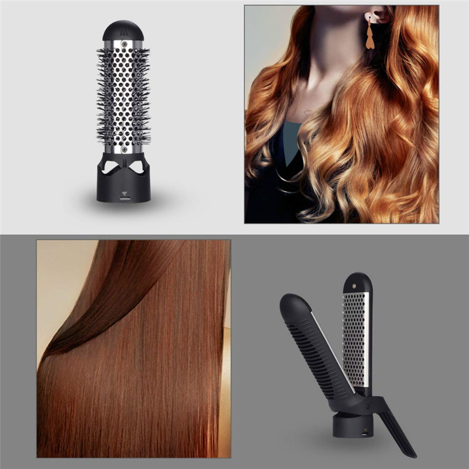 3 In 1 Föhn Borstel Multifunctionele Hete Lucht Borstel Stijltang Air Brush Culing Ijzer Air Brush haar Styler Tool