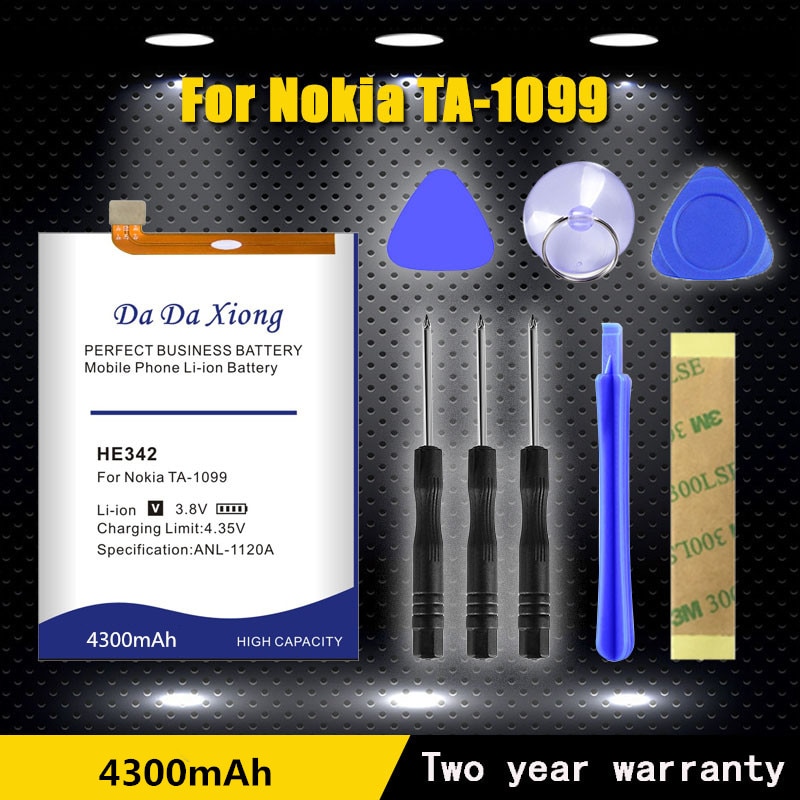 4300mAh er342 ER 342 praktisch Batterien Für Nokia X6 6,1 Plus TA-1099 X5 TA-1109 5,1 Plus Batterie