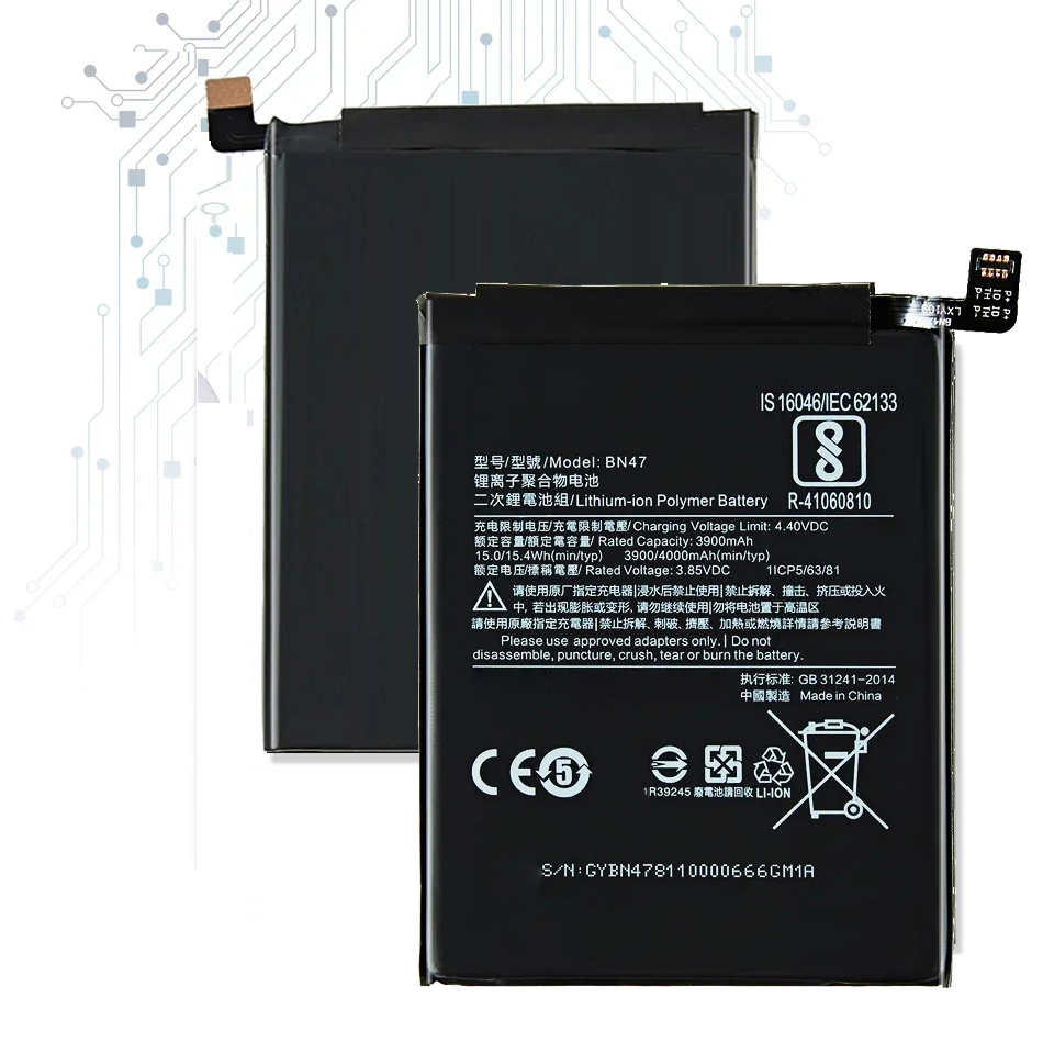 Bateria BN47 do Xiaomi Redmi 6 Pro 6Pro Mi A2 Lite Bateria Batterie + bezpłatne narzędzie