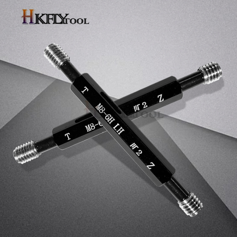 1pcs Left hand Metric thread plug gauge LH Fine Thread plug gage gauges M2 M2.5 M3 M4 M5 M6 M8 M10 M12 M14 M16 M18 M20 GO NOGO