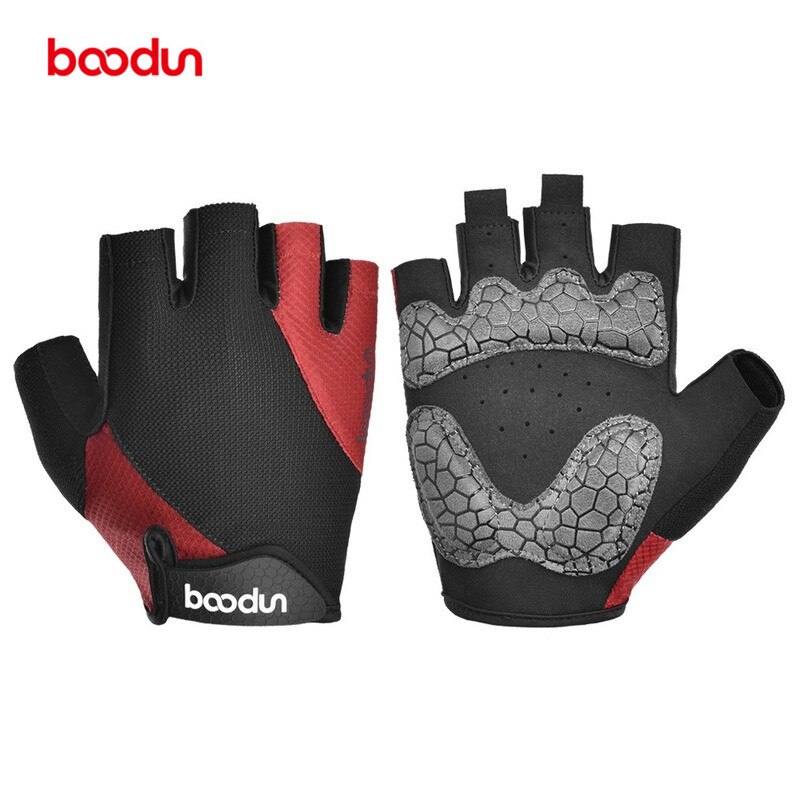 BOODUN Summer Men Women Cycling Gloves Half Finger Gym MTB Hand Gloves GEL Breathable Pad Road Mountain Bike Bicycle Glove
