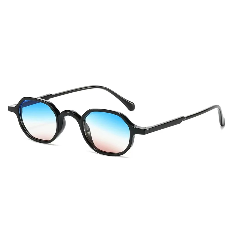 Trendy Small Oval Sun Glasses for Women Men Vintage Stylish Travel Sunglasses Eyewear Outdoor UV400 Shades Protection