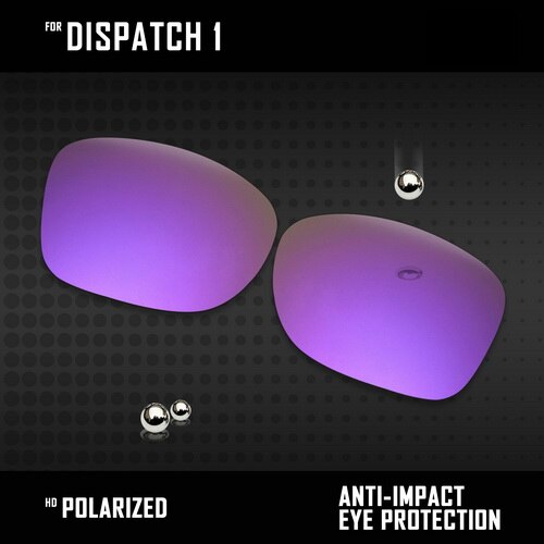 OOWLIT Lenti di Ricambio Per Oakley Spedizione 1 OO9090 Occhiali Da Sole Polarizzati-Multi Colori: Violent Purple