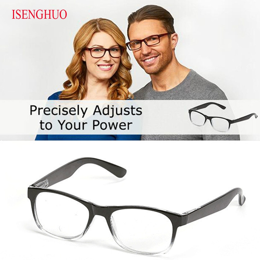 Adjustable Multifocal Reading Glasses Focus Auto Adjusting Optic One Power Readers Reading Glasses ranges from 0.5 to 2.75