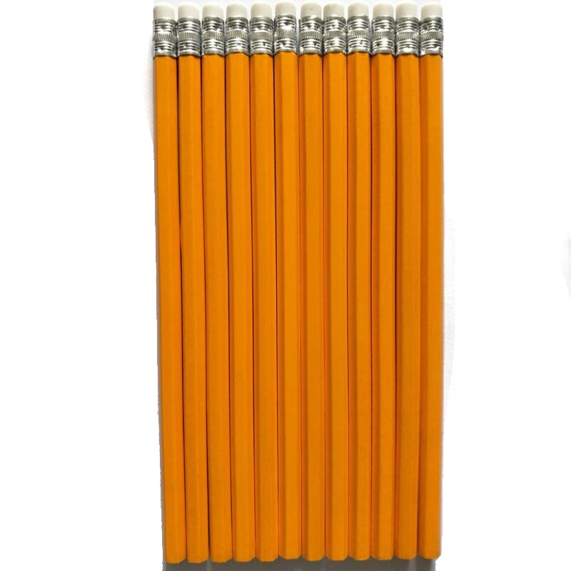 10 Pcs Wood Personality Pencil with Eraser Safety Environmental Protection HB Pencil Students School Pencil Drawing Pencil Set