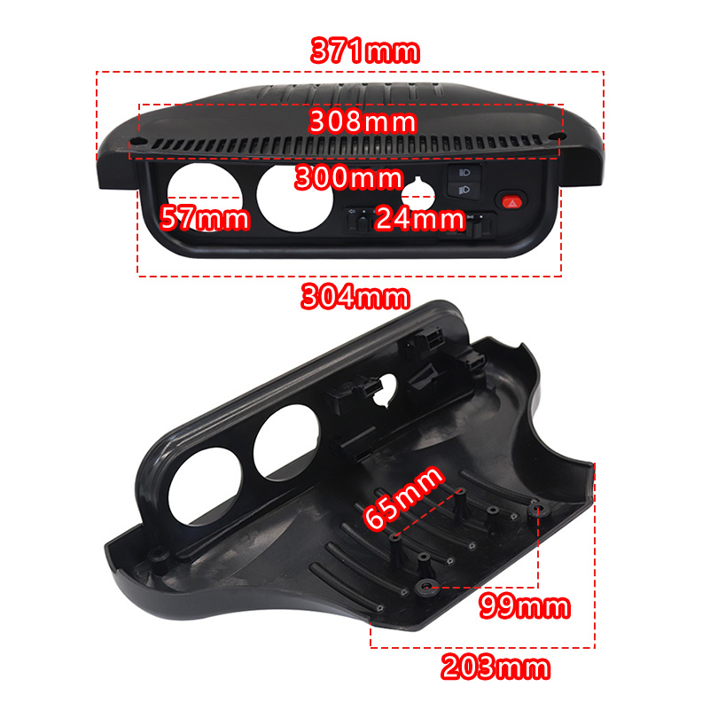 DIY modified car go kart dashboard go kart switch assembly electric door lock turn horn switch