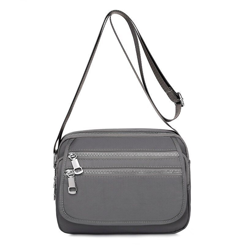 Vrouwen Tassen Multifunctionele Crossbody Tas Toevallige Schoudertassen Voor Dames Tassen Oxford Flap Vrouwelijke Kleine Zakken: Grijs