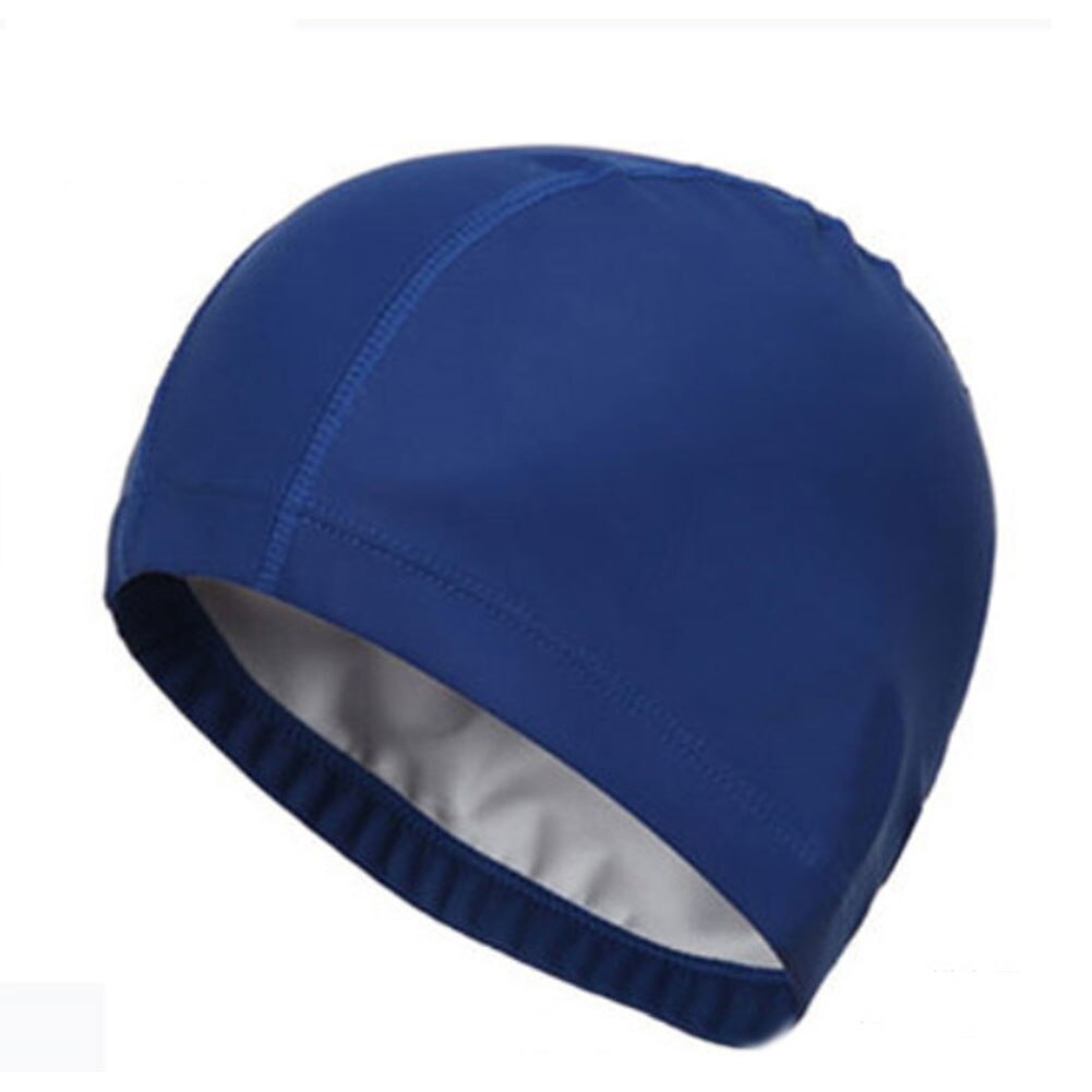 tissu en polyuréthane imperméable élastique protéger les oreilles cheveux longs sport natation piscine chapeau bonnet de natation taille libre pour hommes femmes adultes: 9