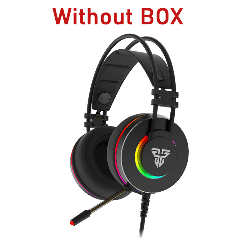 FANTECH – casque de jeu HG23, écouteurs 7.1 son stéréo, Microphone USB respirant, lumière rvb, pour PC portable: Without BOX