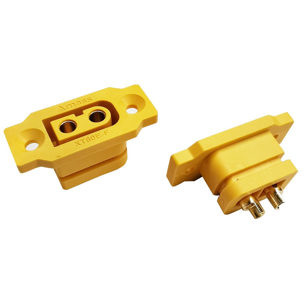 5Pcs Vergaren XT60E-F Vrouwelijke Plug Grote Stroom Goud/Messing Ni Plated Connector Power Batterij Aansluiten Adapter Voor Diy rc Model