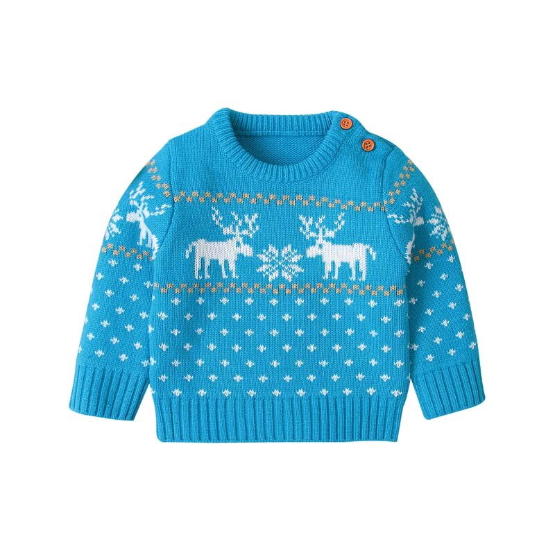 Emmababy Baby Meisje Jongen Baby Outfit Zachte Kleding Peuter Kerst Gedrukt Trui Unisex Sweatshirt 0-18M: B / 6m
