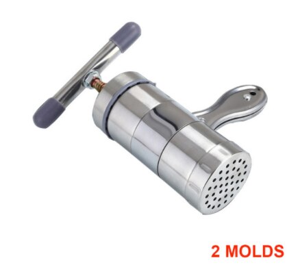 Noodle Maker Manual Noodle Machine Pasta Press Maker Stainless Steel Pressing Machine Cutter Household Kitchen Handmade Noodle: 2M