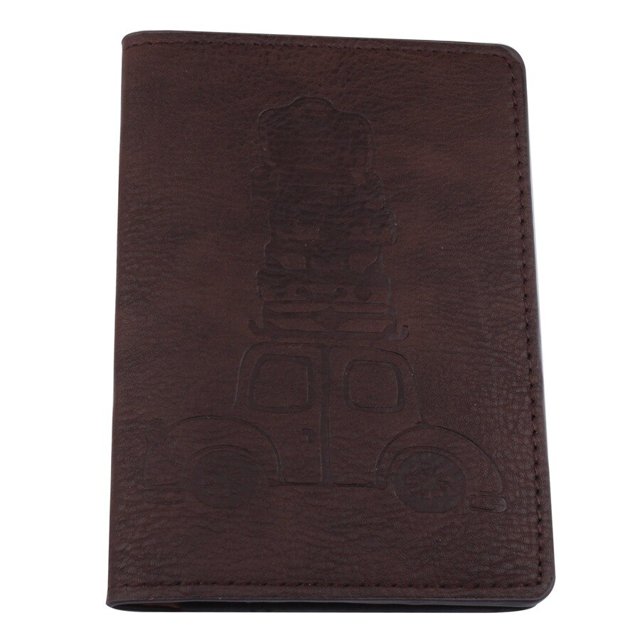 Nuova copertina custodia per passaporto da viaggio custodia per carta donna uomo porta carte di credito da viaggio ID di viaggio e porta passaporto per documenti: 8