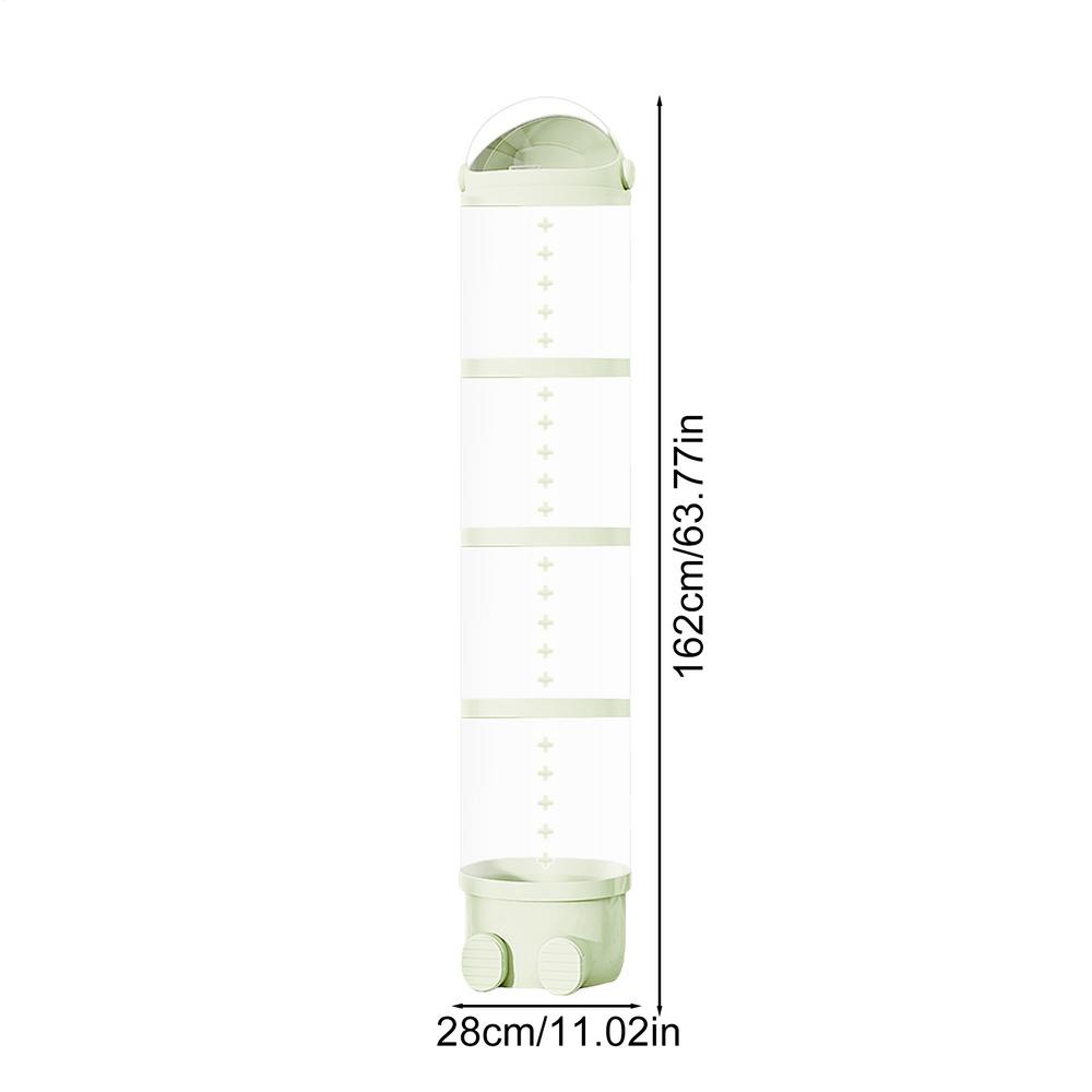 Vertical Toy Storage Tube Kids Plush Doll Clear Storage Tube Stuffed Animal Doll Storage Holder Standing Stackable Soft Toy: Grey