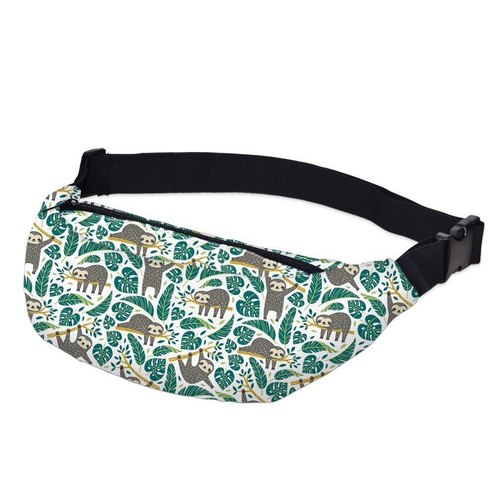 Deanfun Printing Space UFO Alpaca Fanny Pack Woman Waterproof Llama Waist Pack Man Bum Bag Women for Travel YB-49: YB-44-00041