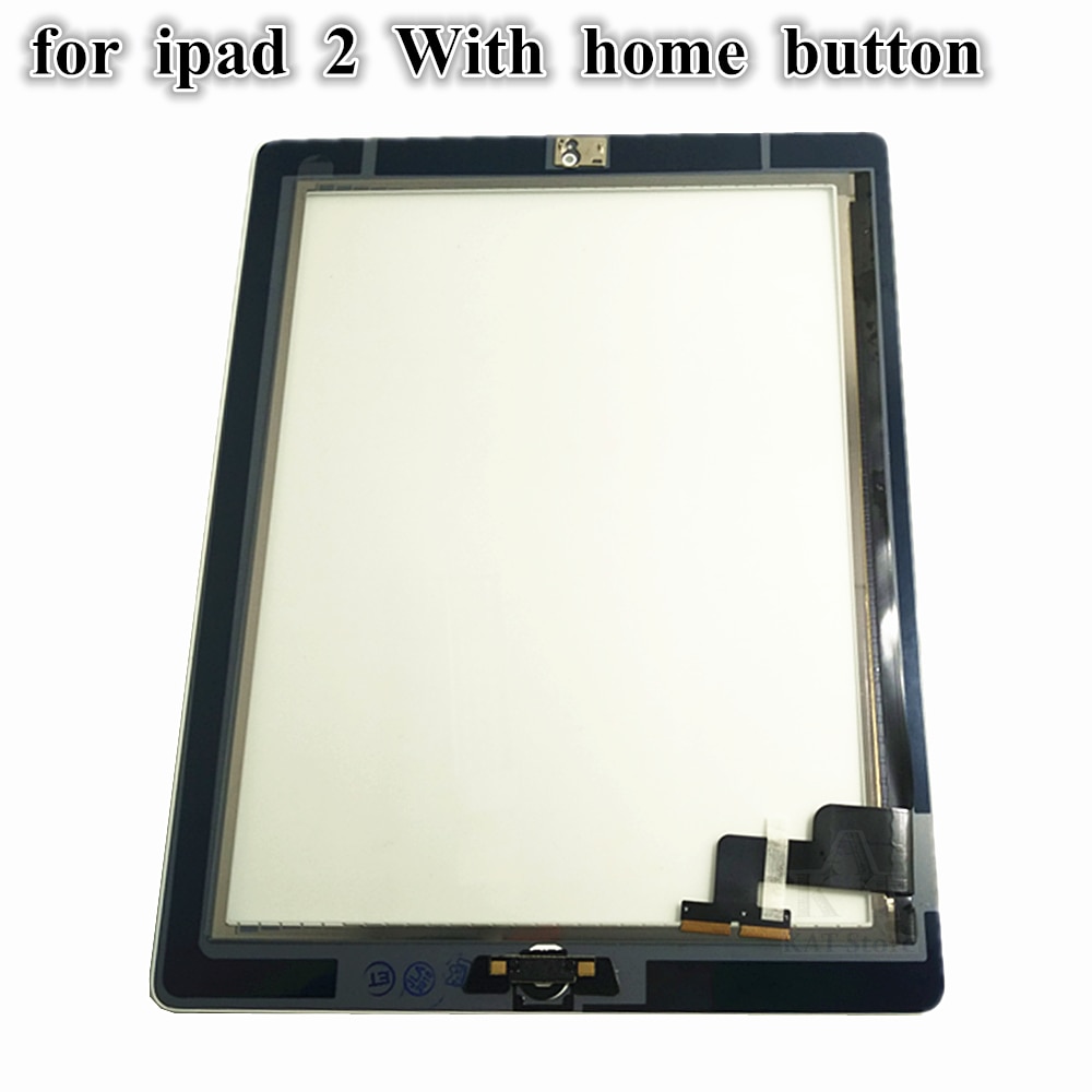 1Pcs 9.7 "Touch Screen Voor Ipad 2 A1395 A1396 A1397 Front Touch Screen Digitizer Sensor Glass Panel Frame voor Ipad 3 A1416 A1430