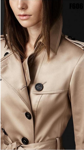 herbst Neue Frauen Graben Mantel Lange Windjacke Europa Amerika Trend Zweireiher Schlank Langen Graben Q1534