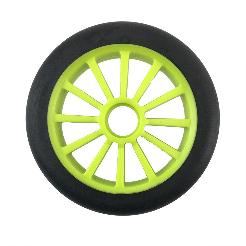 6 Pcs / Lot Skate Roller Speed Inline Skates Wheels 125 mm 85A Race Skating Wheels For Kids Adult Powerslide Speed Patines: Black-Green 85A / 6 pcs 125 mm wheels