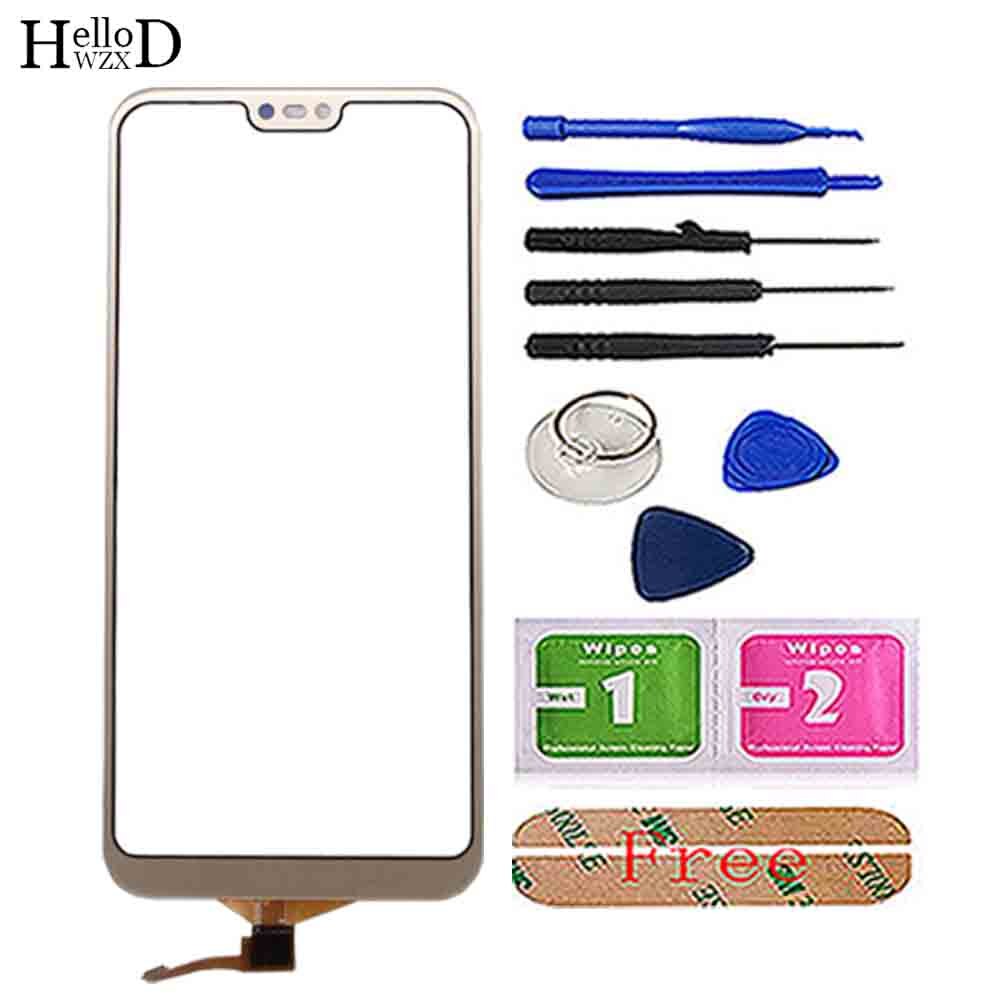 Mobiele Touch Screen Voor Huawei P20 Lite Touch Screen Digitizer Panel Voor Glas Sensor Voor Huawei Nova 3E Touchscreen Tool lijm: Gold With Tools