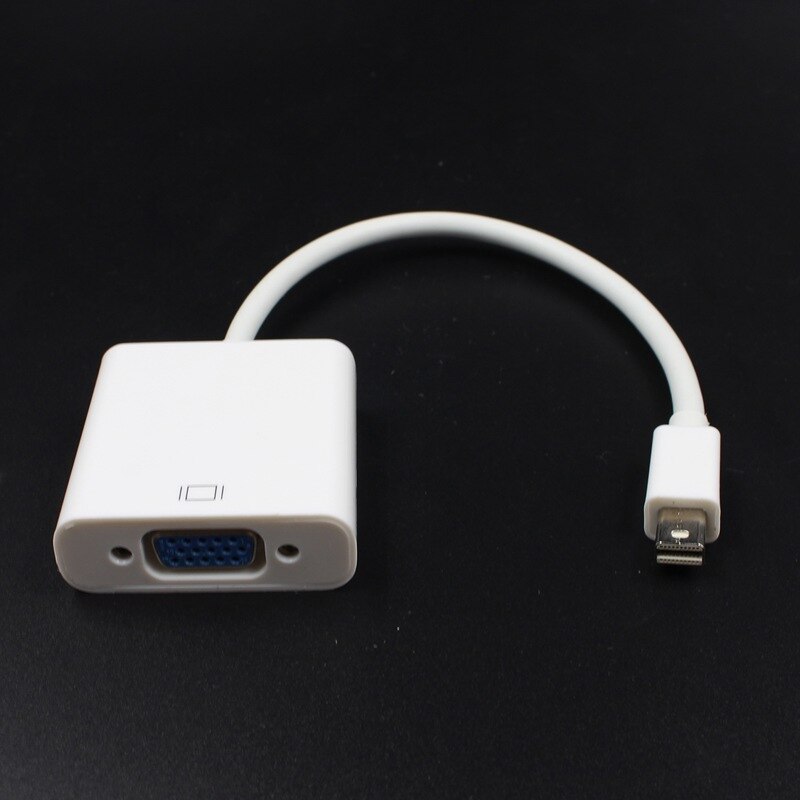 For Air Pro iMac Mac Mini Thunderbolt Mini DisplayPort Display Port Mini DP To VGA Cable Adapter 1080P