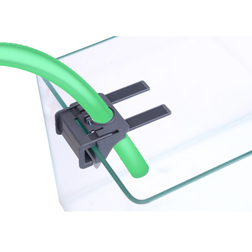 Plastic Fish Tank Water Pipe Connector Convenient Mount Black Cleaning Durable Holder Inflow Stretchable Part Outflow Aquarium