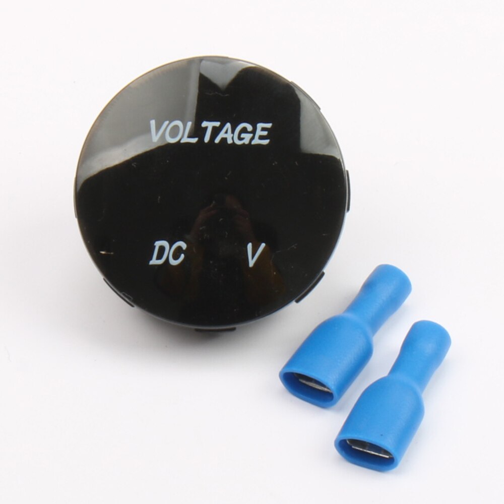 22mm LED Voltmeter Signal Lichter Digital Anzeige Messgerät Volt Spannung Meter Anzeige Lampe Tester DC 12V-24V Auto Motorrad
