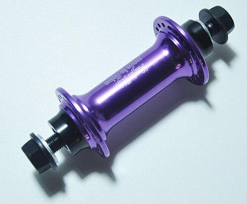 Magic BMX Hub Alloy Aluminum 5 Industrial Bearings 36 Holes 9T Performance Bike Hubs Bicycle Accesories: purple front only