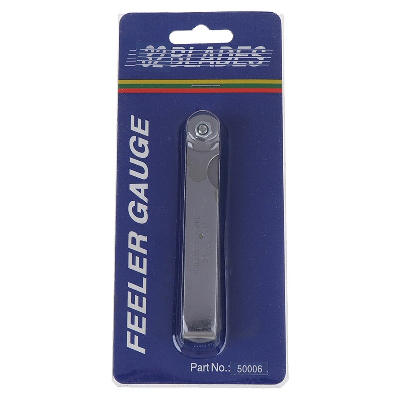 32 pièces 0.04-0.88mm en acier télémètre palpeur jauge Valve enseignement palpeur lecture outils de mesure