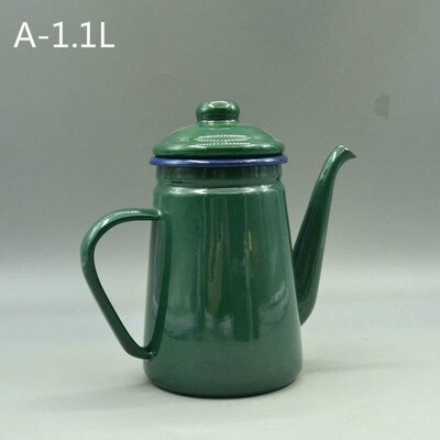 Emalj kaffekanna, emalj vattenkanna, emaljvinkanna. nordisk stil.: A -1.1l