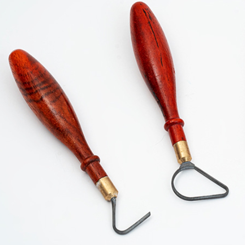Herramientas de reparación de cerámica, cuchillo de anillo de textura de acero de tungsteno, escultura de cerámica DIY, herramientas de tallado de textura de raspado